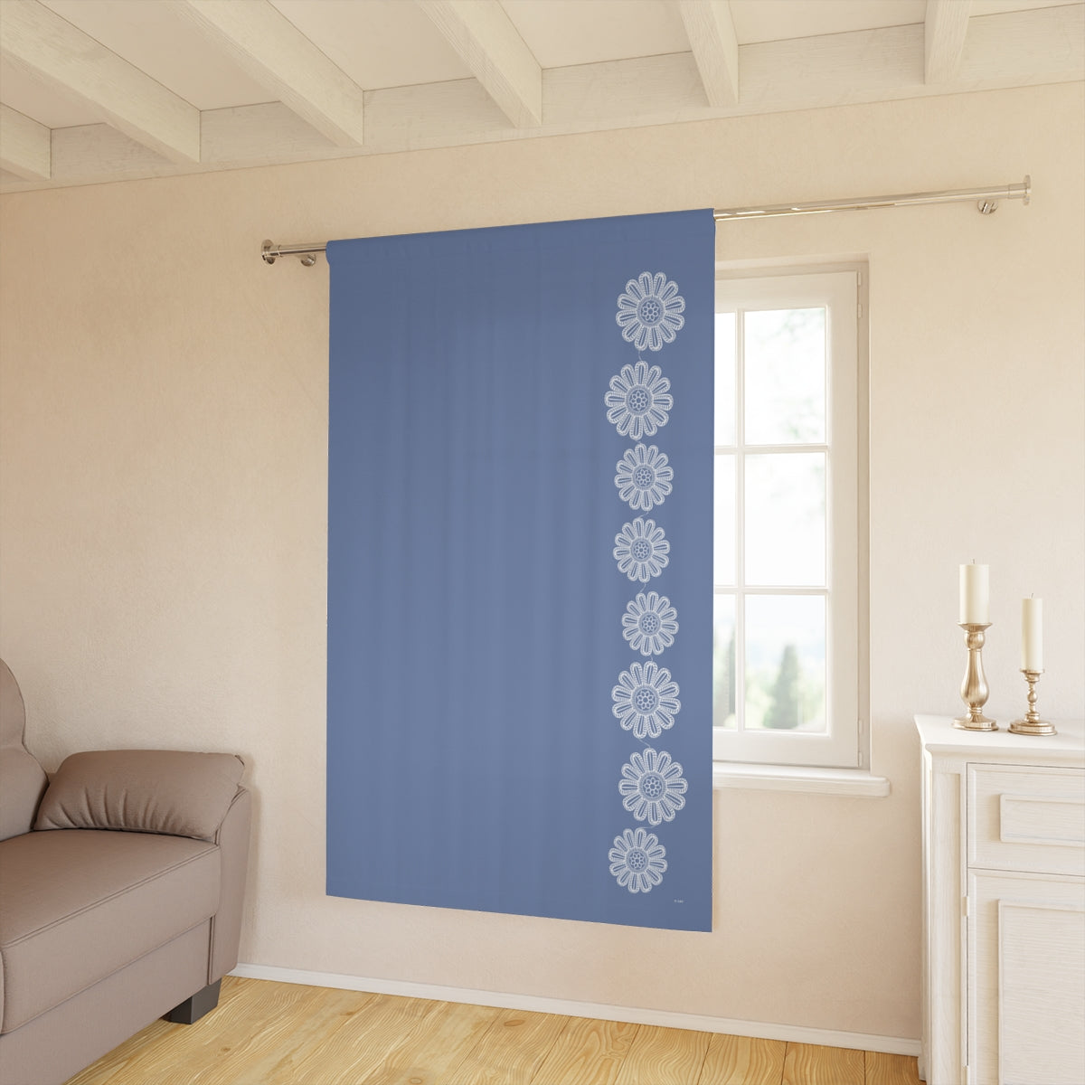 Skyline Serenity single panel blackout curtain