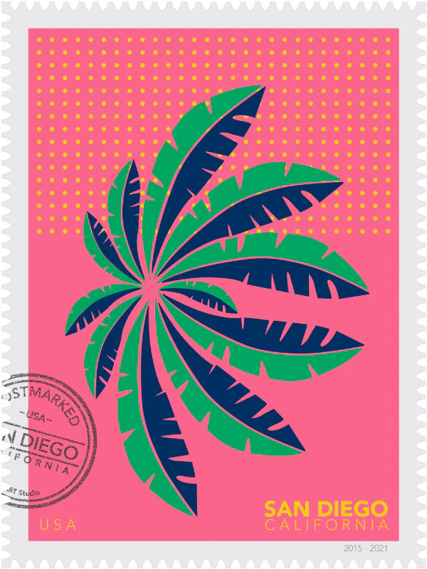 San Diego - Mission Sway No.2 Greeting Card