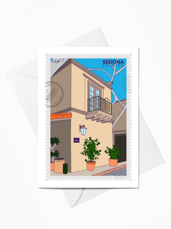 Courtyard Light No.1 Greeting Cards (Pack of 10)