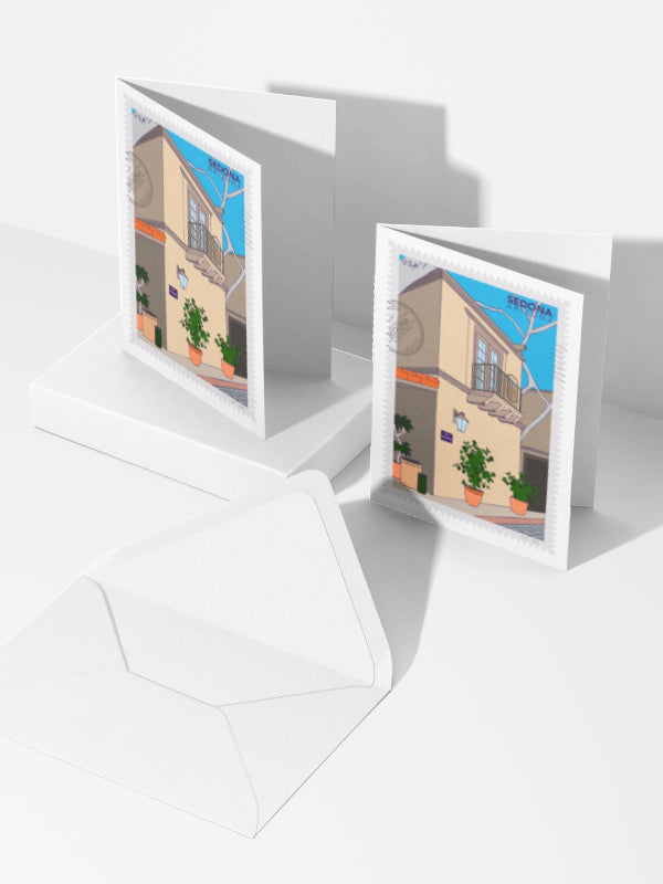 Courtyard Light No.1 Greeting Cards (Pack of 10)
